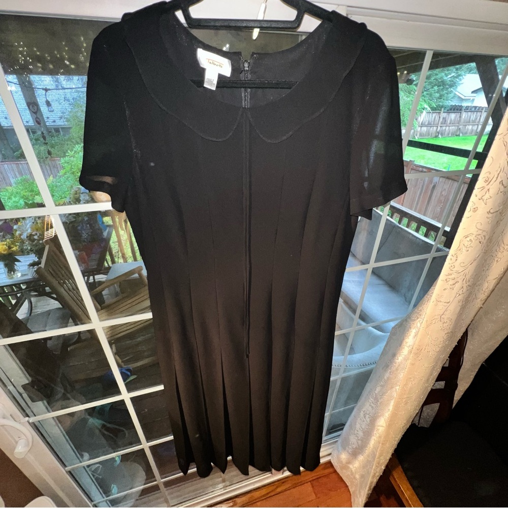 Talbots Classic Black Maxi Dress - Picture 4 of 12
